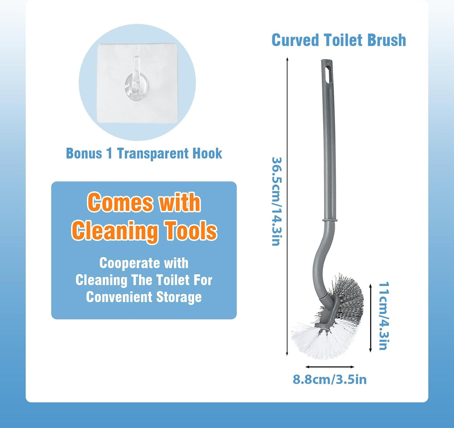 Toilet Brush & Plunger Set