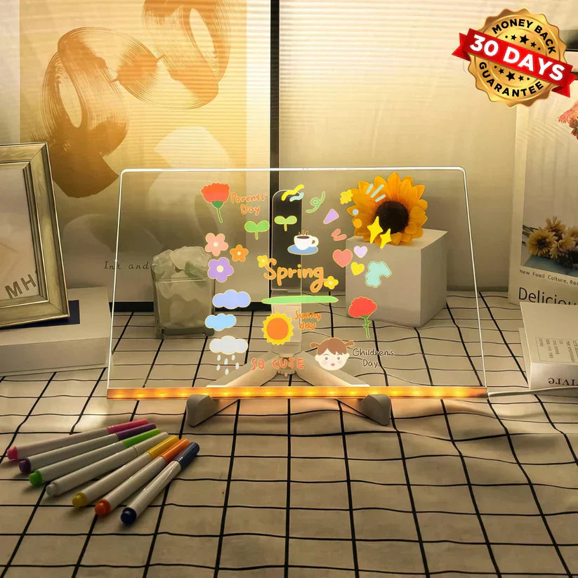 LED Writing Board + Markers