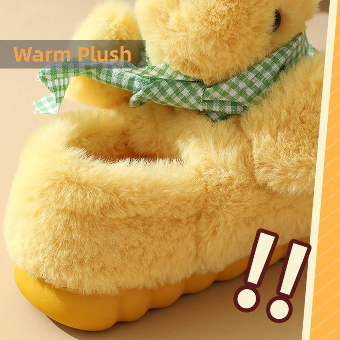 Fuzzy Duck Slippers