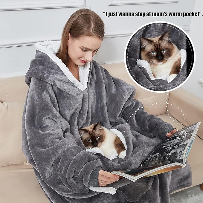 Wearable Blanket Hoodie
