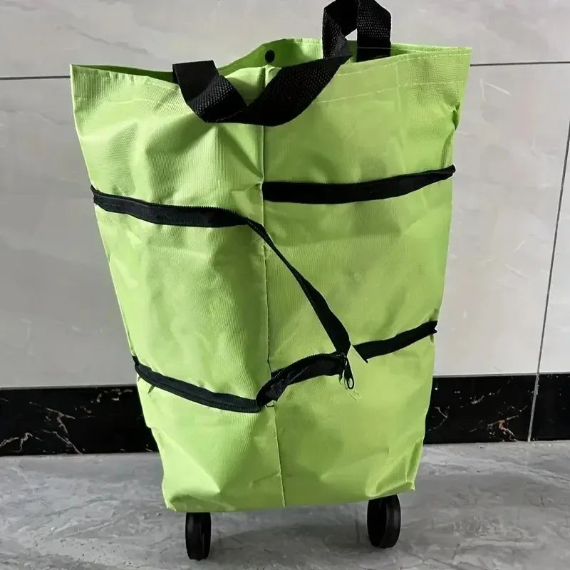 Foldable Shopping Cart with Wheels
