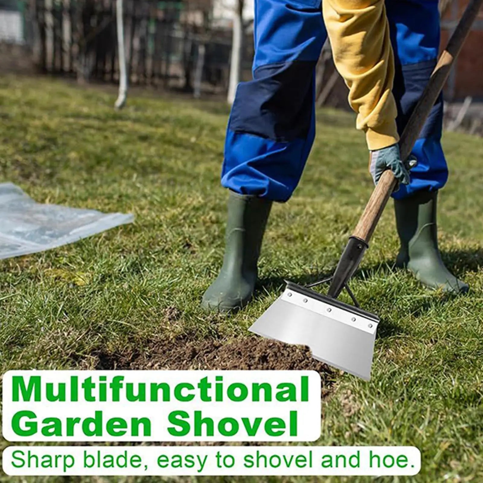 Garden Cleaning Shovel Spatula Household Heavy-Duty Edging Shovel Floor Scraper Gardening Accessories For Removing Moss