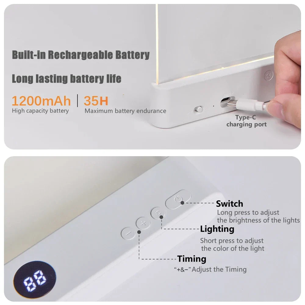 LED Panel Reading Light