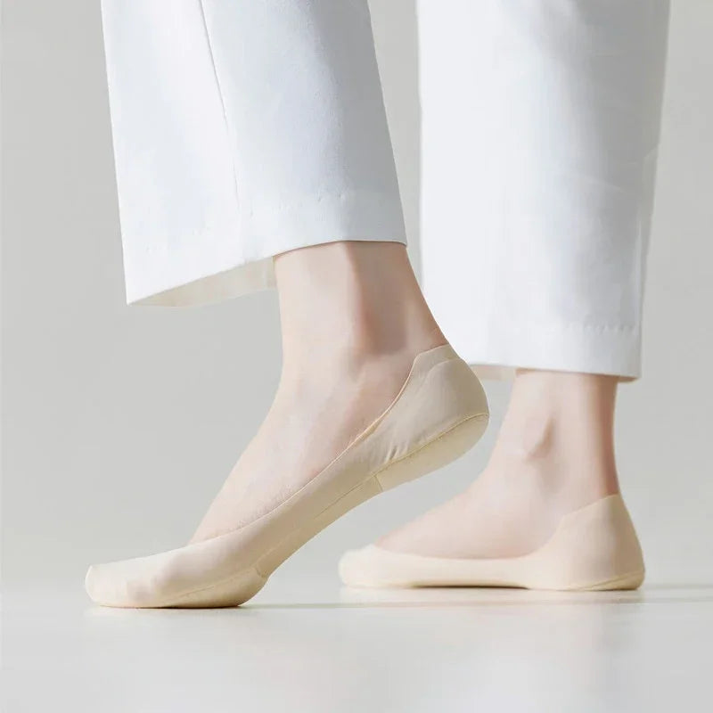Women Boat Sock Plantar Fasciitis Shoes Insole Socks Non Slip Insoles For Feet Shock Absorbing Shoe Sole Invisible Shoe Pads