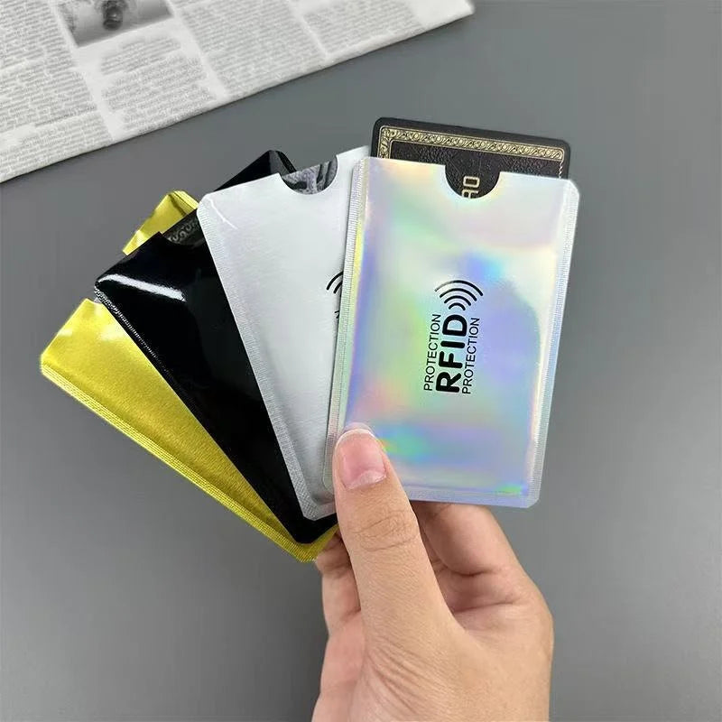 10pcs Anti Demagnetization Pvc Waterproof Card Id Card Set Bank Card Public Transportation Card Rfid Protection Set Access Card