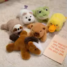 Plush Animal Fridge Magnets