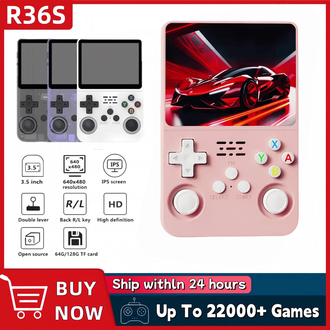 Retro Handheld Game Console