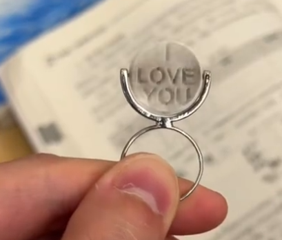 'I Love You' Couple Ring