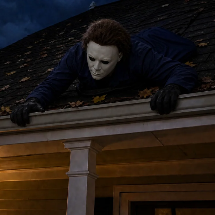 Halloween Roof Climber Horror Figure