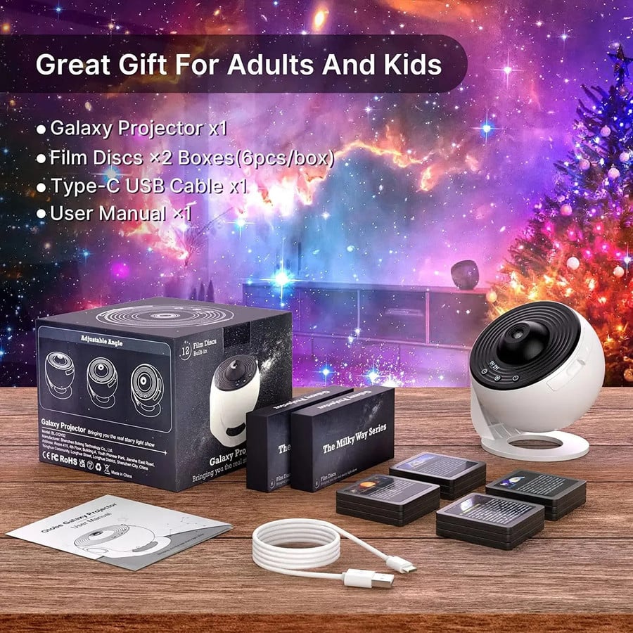 Galaxy Projector Night Light