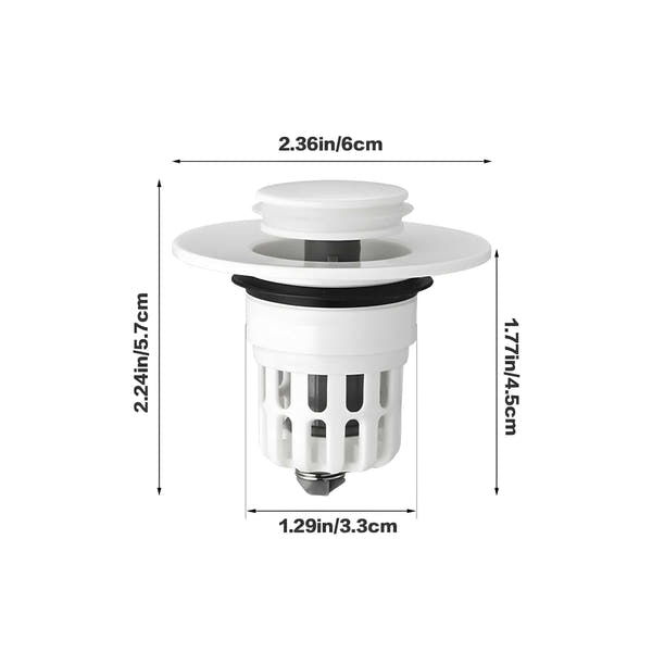 Pop-Up Sink Drain Filter