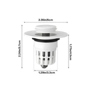 Pop-Up Sink Drain Filter