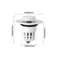 Pop-Up Sink Drain Filter