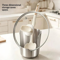 2 in 1 stainless steel spoon lid holder