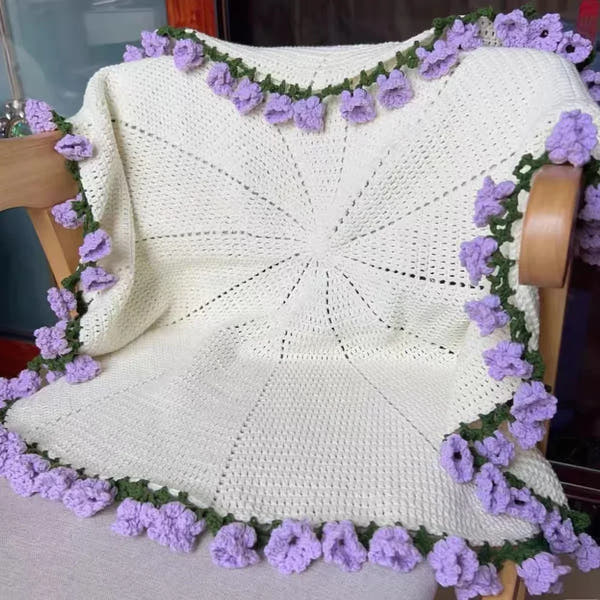 Bouquet Blanket Crochet Kit
