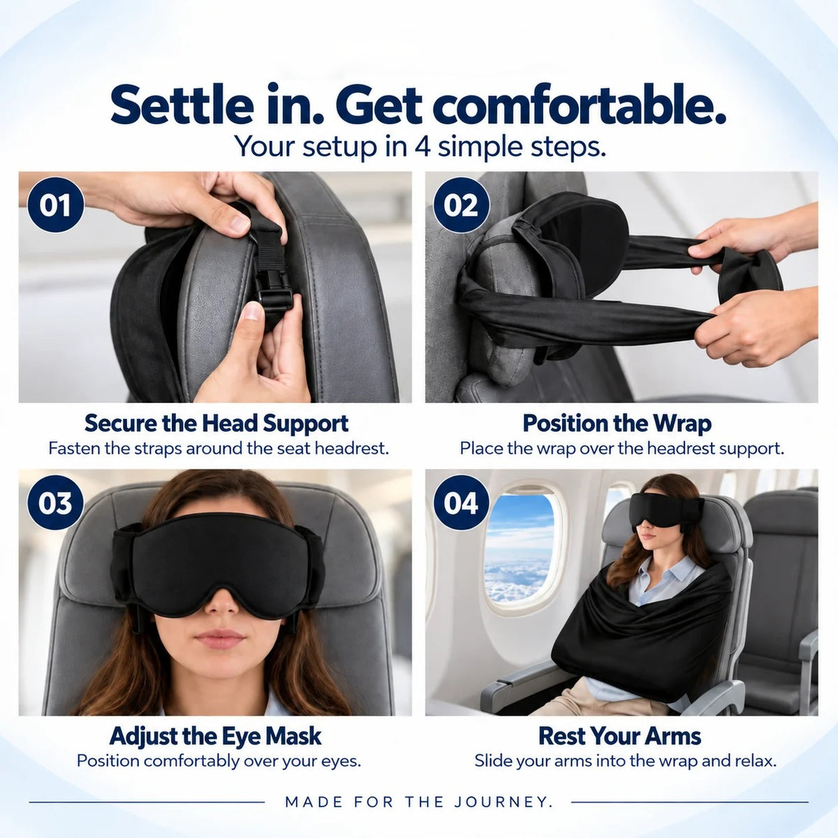 3-in-1 Travel Comfort Sleep Set