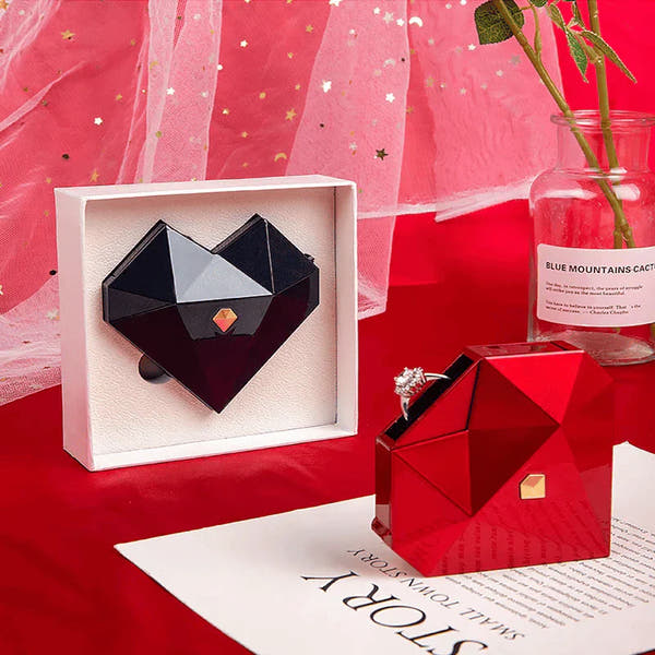 Heart-Shaped Jewelry Box