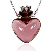 Heart Vial Perfume Necklace