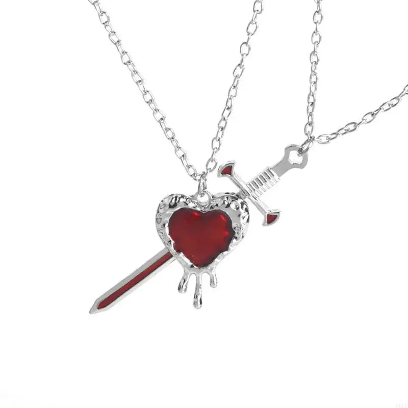 Sword & Heart Necklace
