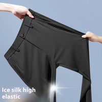 Ice Silk Loose Trousers