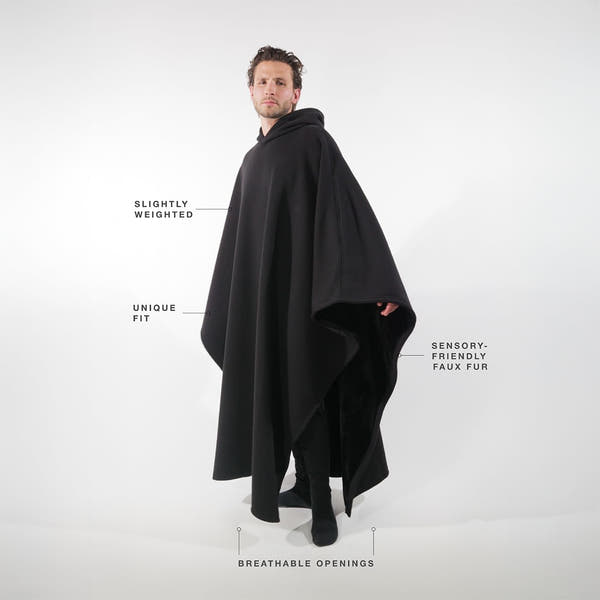 Weighted Hoodie Cloak
