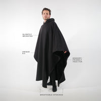 Weighted Hoodie Cloak