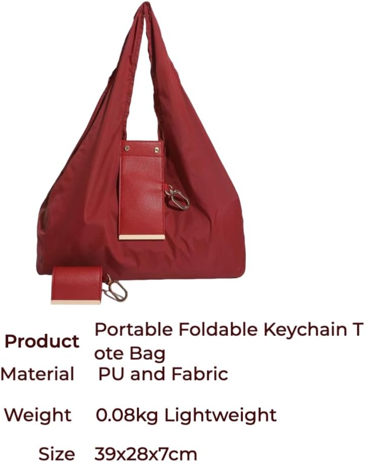 Foldable Shopping Bag Keychain