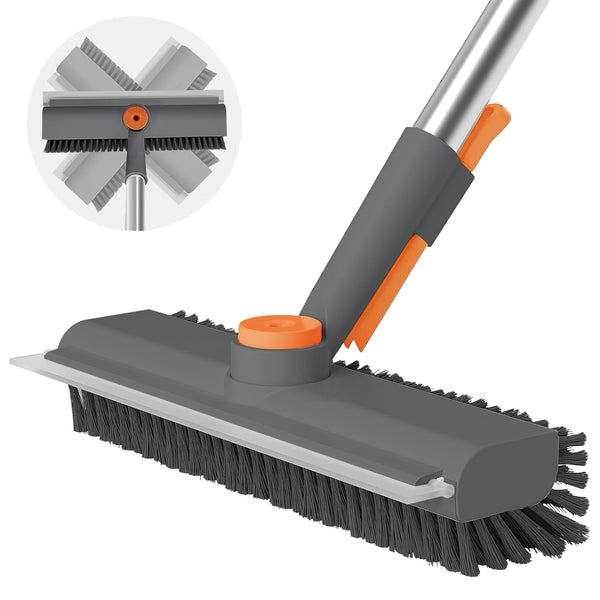 3 in 1 Floor Scrub Brush with Long Handle