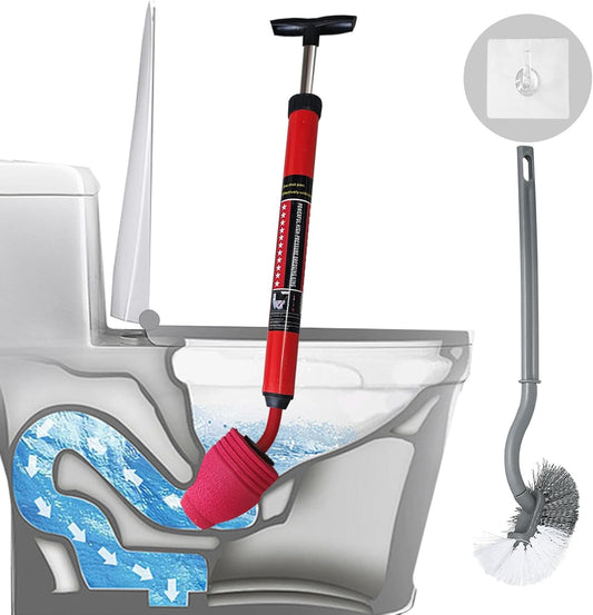 Toilet Brush & Plunger Set