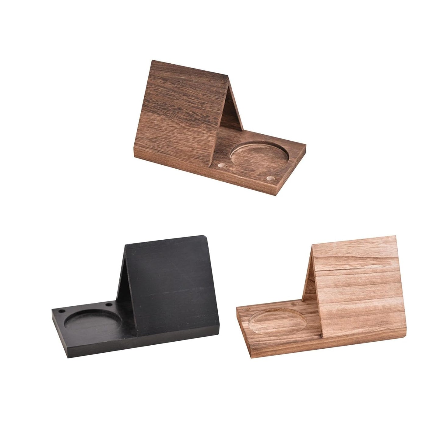 Wooden Book Holder with Drink Rest