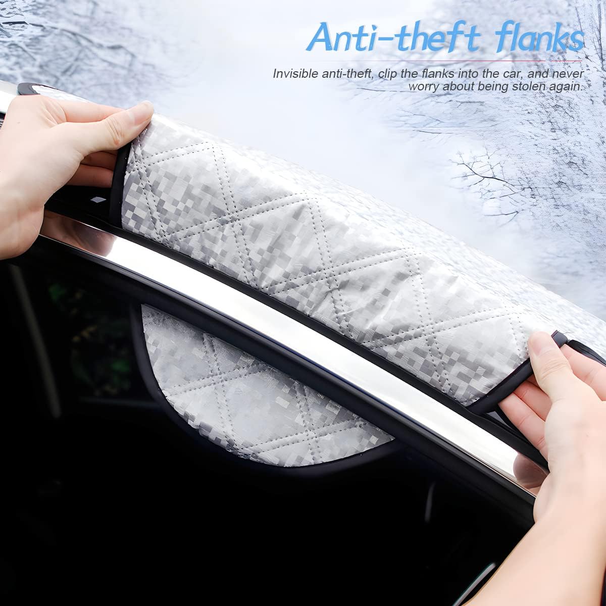 Magnetic Windshield Snow Cover