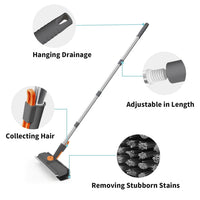 3 in 1 Floor Scrub Brush with Long Handle