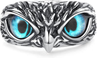 Gothic Owl Eye Ring