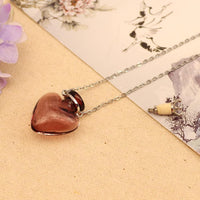 Heart Vial Perfume Necklace