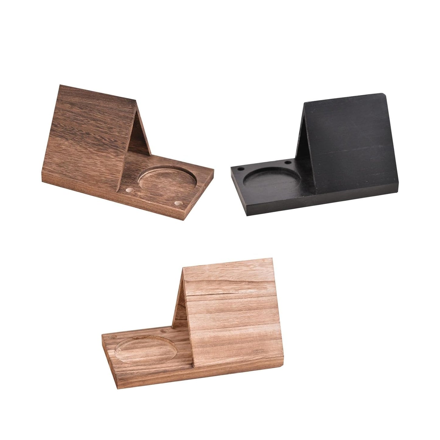 Wooden Book Holder with Drink Rest