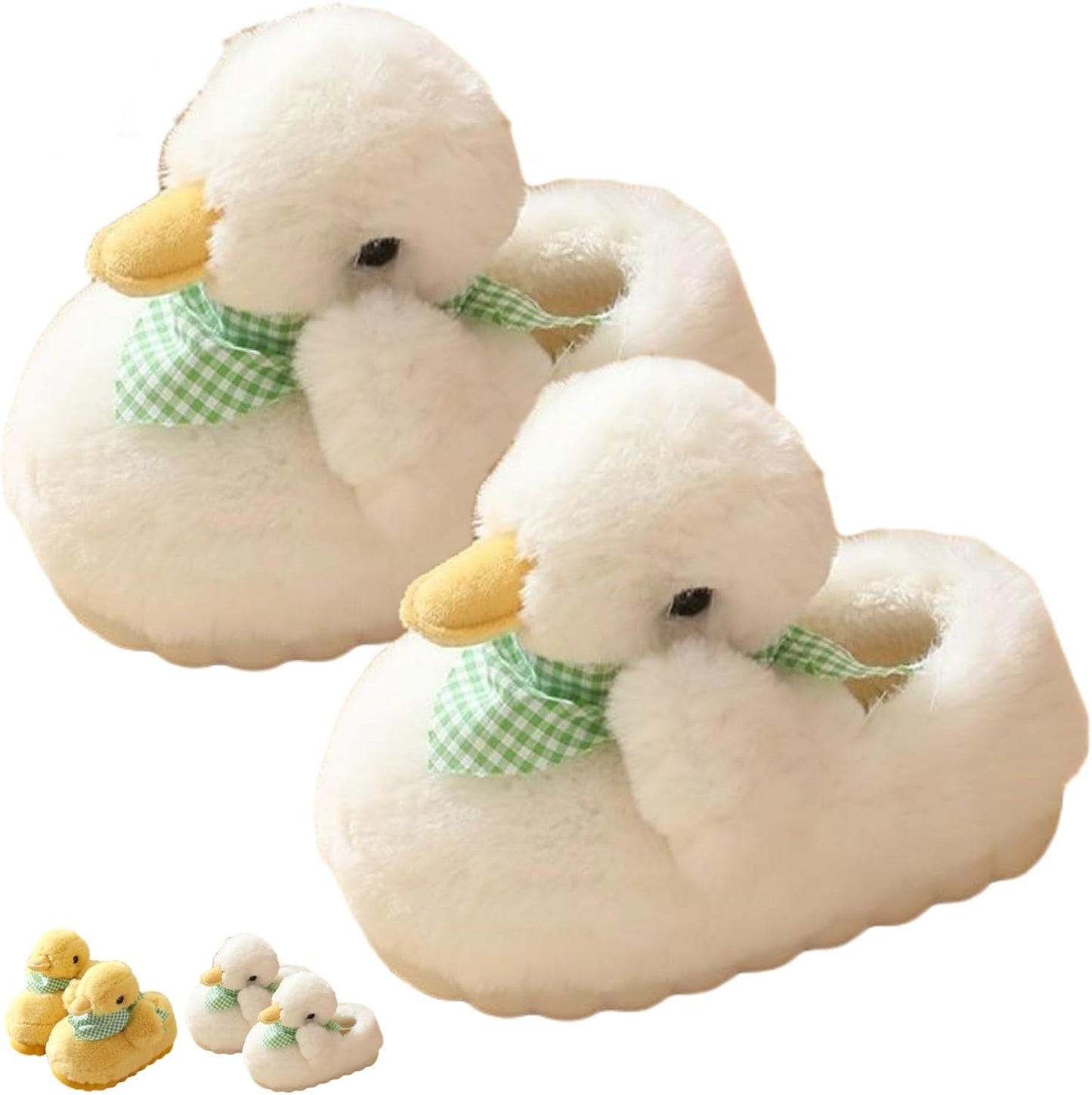 Fuzzy Duck Slippers
