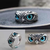 Gothic Owl Eye Ring