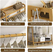 5-Tier Bamboo Garment Rack