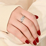 'I Love You' Steel Ring