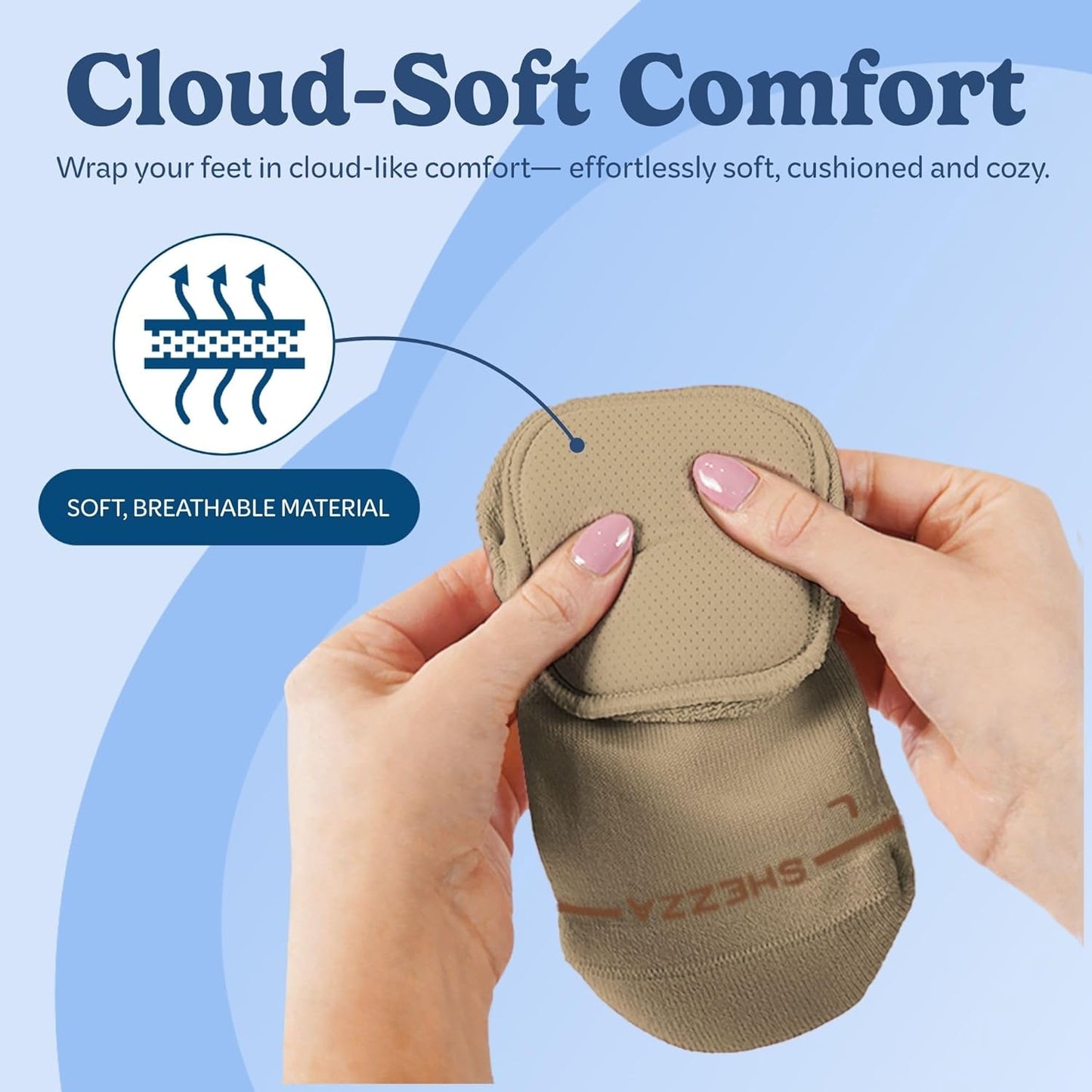Cushioned Crew Socks