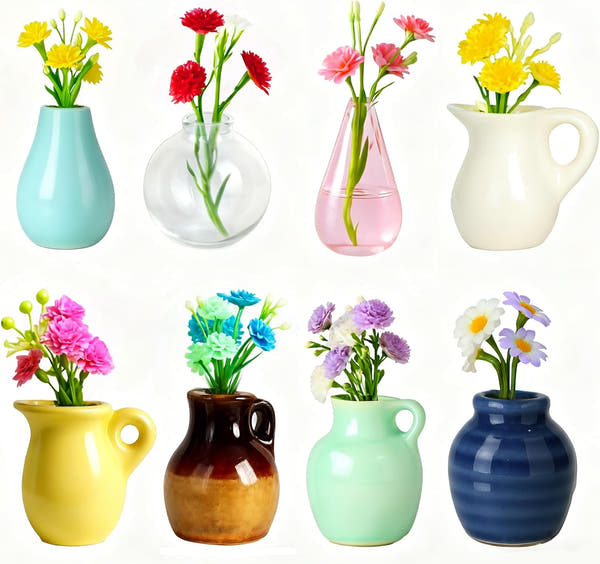 Ceramic Vase Fridge Magnets