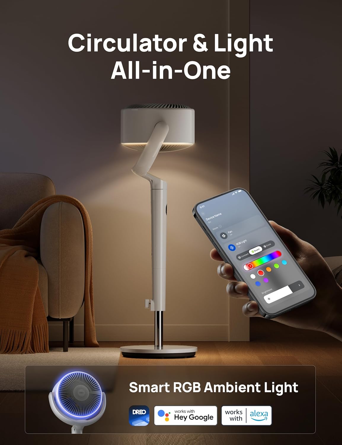 Oscillating Smart Fan