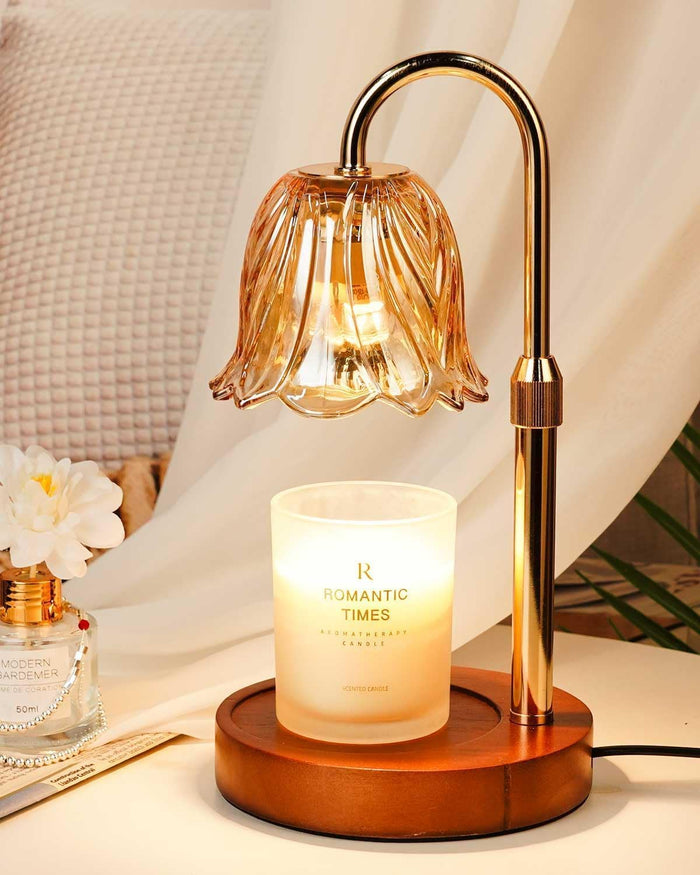Flower Candle Warmer Lamp
