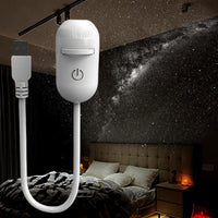 2-in-1 Galaxy Projector with Starry Sky Design and Night Light