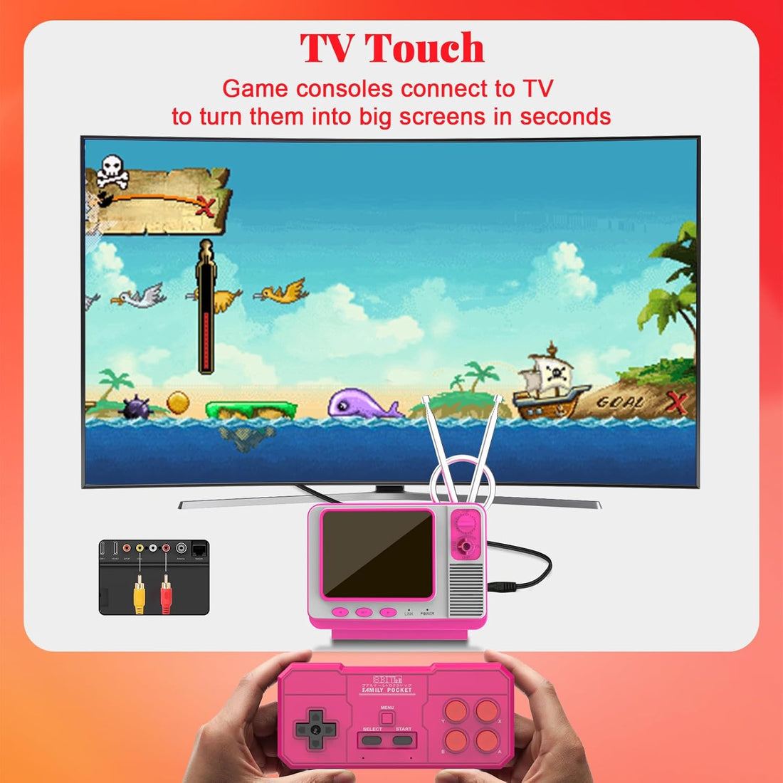 Retro Handheld Game Console