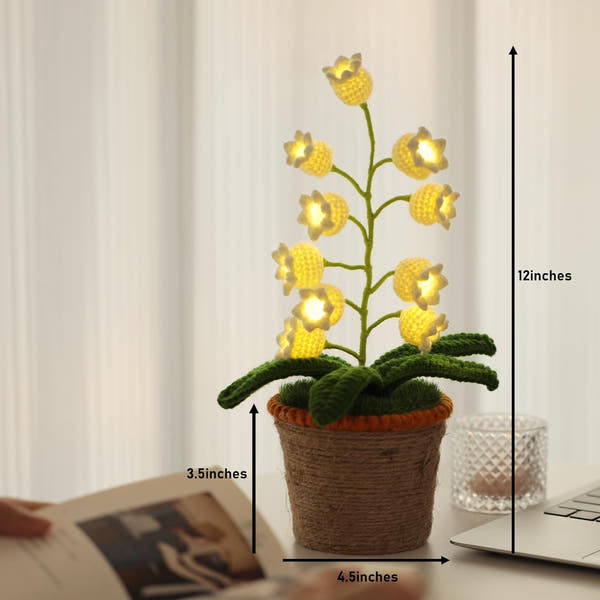 Glowing Crochet Lily Light