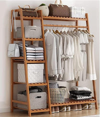 5-Tier Bamboo Garment Rack