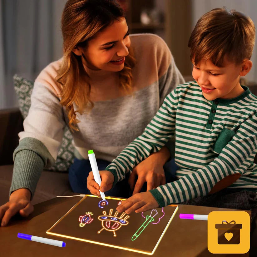 LED Writing Board + Markers