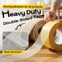 Double Sided Tape Heavy Duty,Universal High Tack Strong Wall Adhesive, 1.18" × 66FT