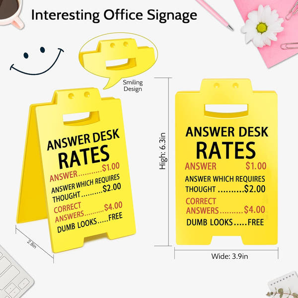 Funny Office Desk Sign